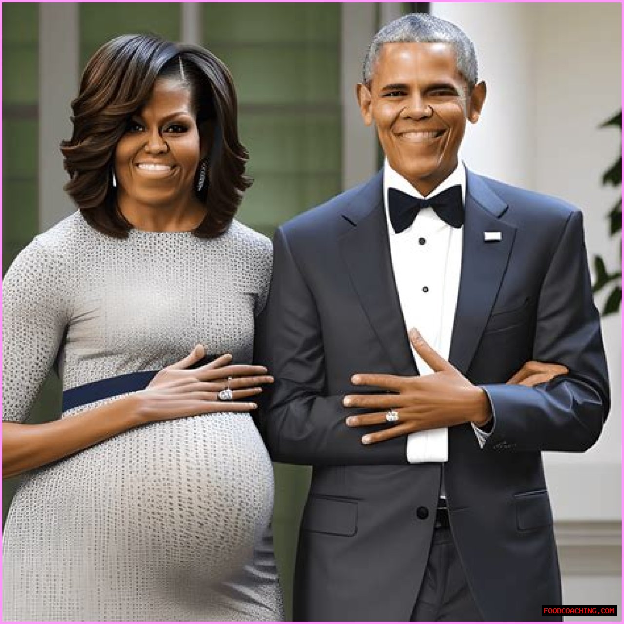 Captivating Moments: Michele Obama's Pregnancy Pictures